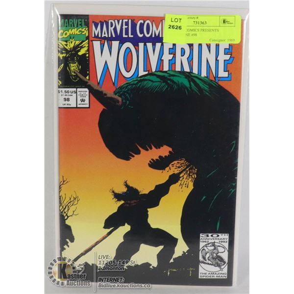 MARVEL COMICS PRESENTS WOLVERINE #98