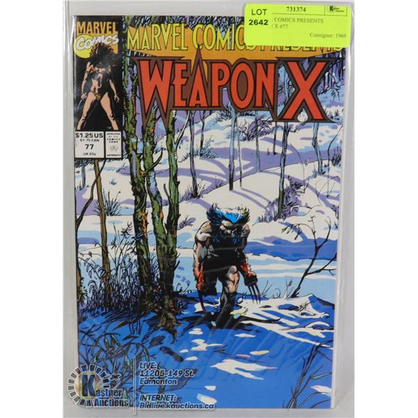 MARVEL COMICS PRESENTS WEAPON X #77