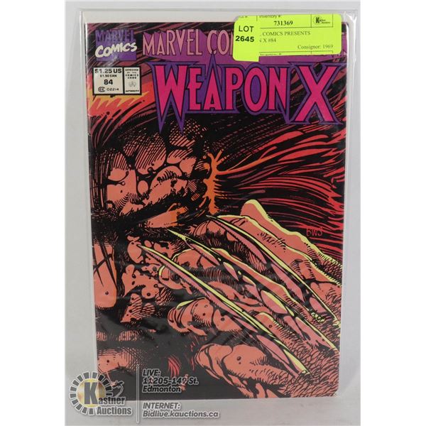 MARVEL COMICS PRESENTS WEAPON X #84