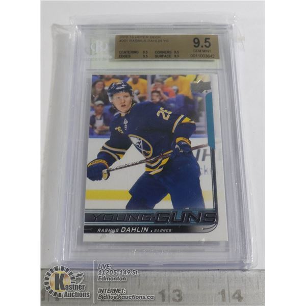 2018-19 UPPER DECK RASMUS DAHLIN YOUNG GUNS