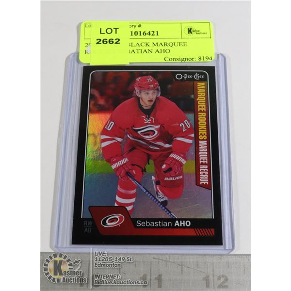 2016-17 OPC BLACK MARQUEE ROOKIES SEBATIAN AHO