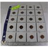 Image 1 : SHEET OF CANADIAN PENNIES