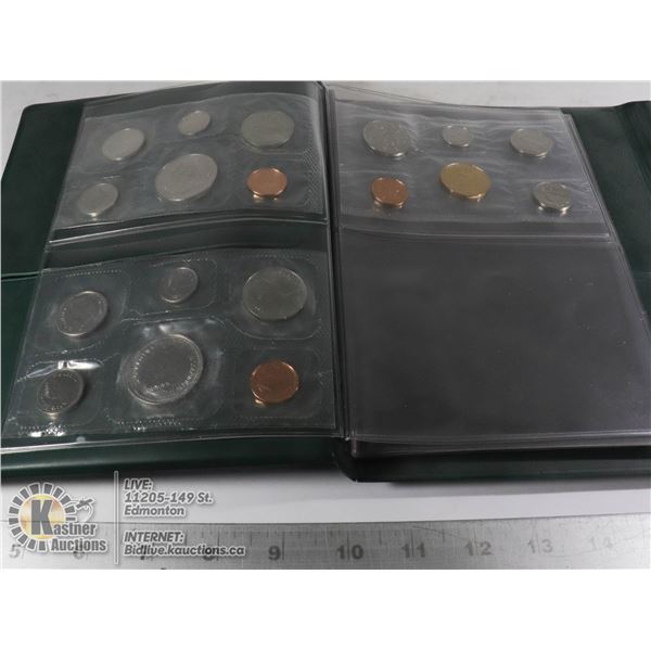 ROYAL CANADIAN MINT FOLIO WITH 3 PL SETS