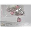 Image 1 : BAG OF PINK KITTY CHARMS