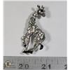 Image 1 : RHINESTONE GIRAFFE BROOCH