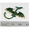 Image 1 : GREEN DRAGON BROOCH
