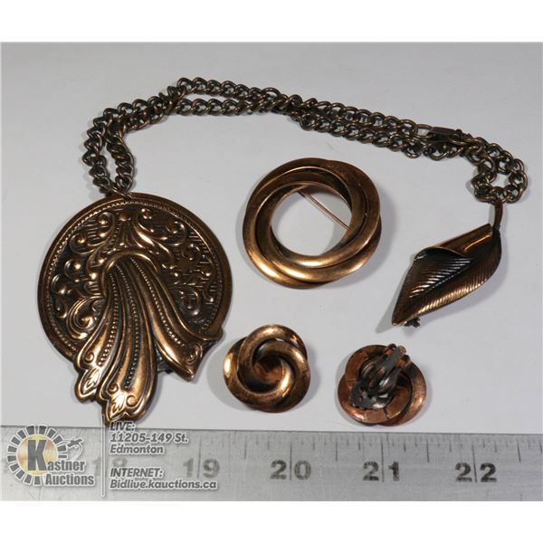 VINTAGE COPPER JEWELERY COLLECTION