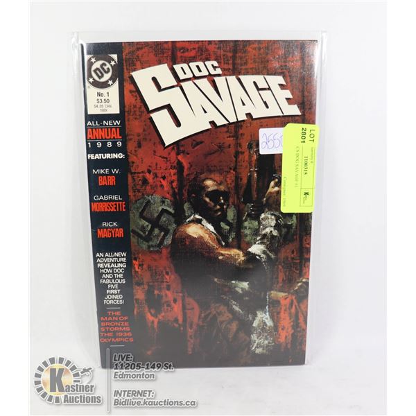 DC COMICS DOC SAVAGE #1