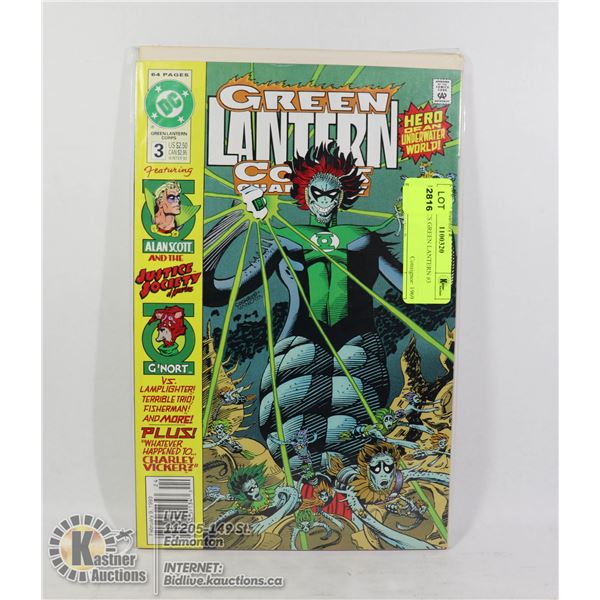 DC COMICS GREEN LANTERN #3