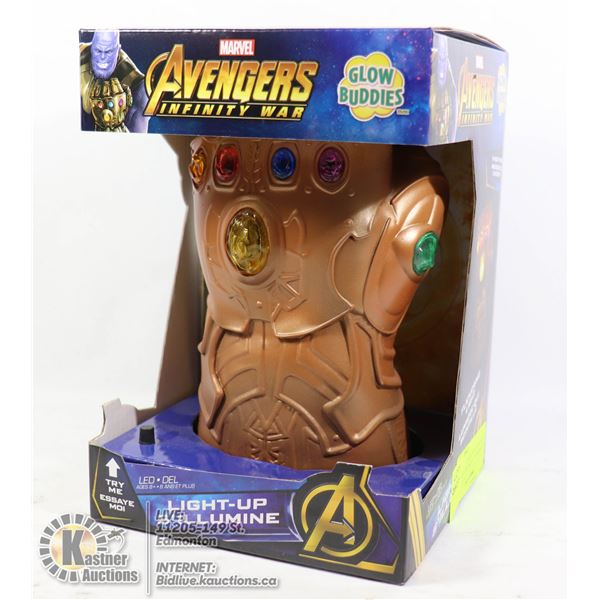 NEW MARVEL AVENGERS LIGHT UP LED INFINITY GAUNTLET