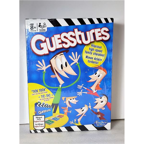 30)  FACTORY SEALED "GUESSTURES" BILINGUAL