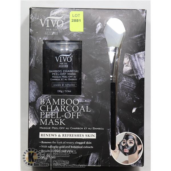 VIVO BAMBOO CHARCOAL PEEL-OFF MASK