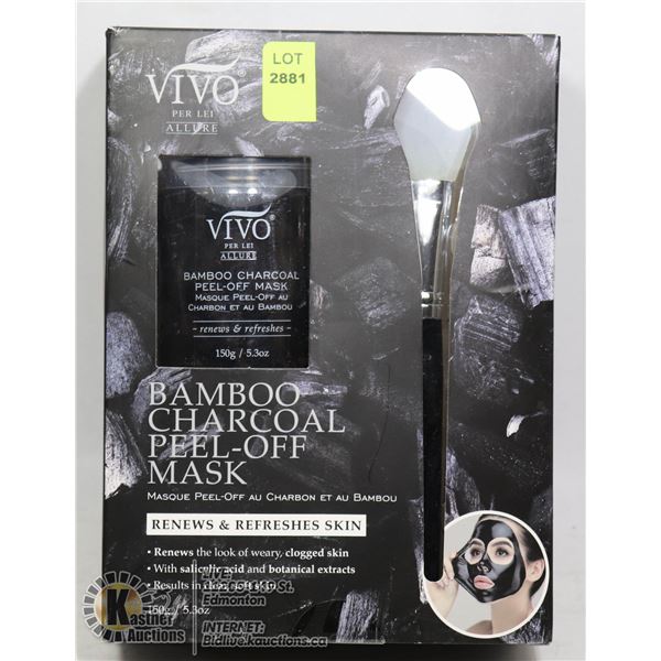 VIVO BAMBOO CHARCOAL PEEL-OFF MASK