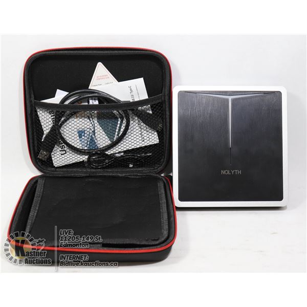EXTERNAL DVD DRIVE WITH CARRYING CASE