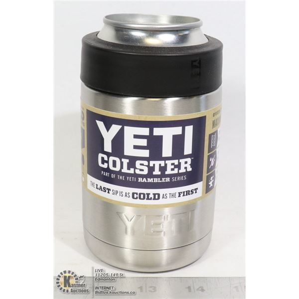 YETI COLSTER INSULATED STAINLESS STEEL NO SWEAT