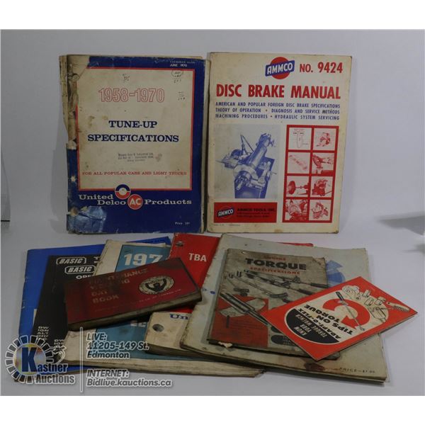ANTIQUE AUTOMOTIVE MANUALS