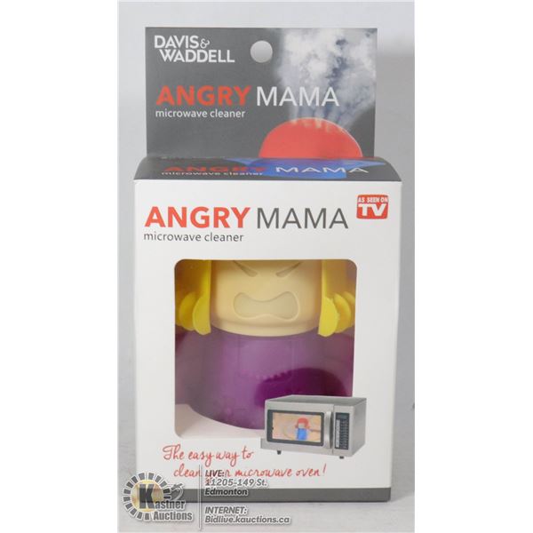 NEW ANGRY MAMA MICROWAVE CLEANER