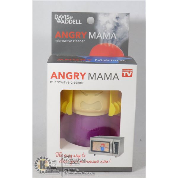 NEW ANGRY MAMA MICROWAVE CLEANER