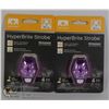 Image 1 : TWO NEW HYPER BRITE MINI STROBE LIGHT