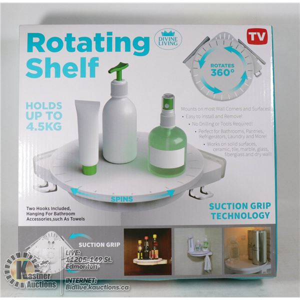 NEW ROTATING SHELF (HOLDS UP TO 4.5KG)