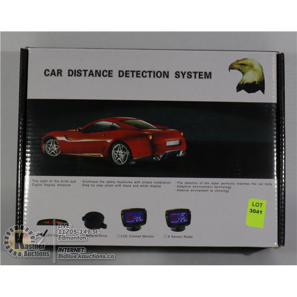 CAR DISTANCE DETECTINO SYSTEM WITH LED MONITOR