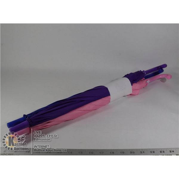 3PK KIDS UMBRELLAS