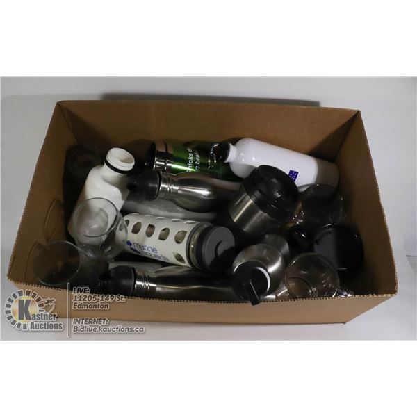 FLAT OF ASSORTED THERMOS