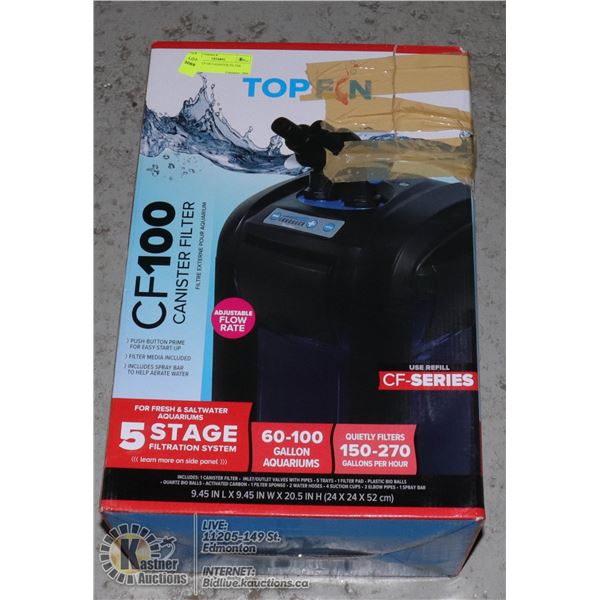 TOPFIN CF100 CANISTER FILTER