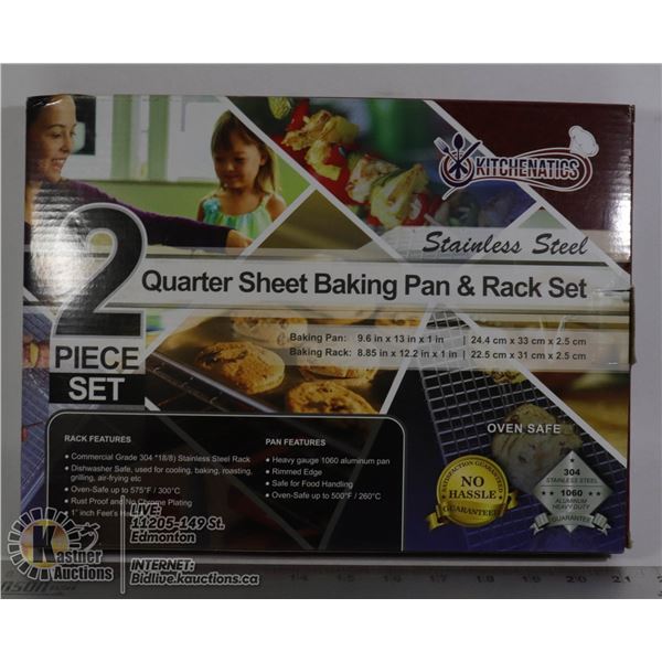 2PC BAKING SHEET SET