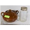 Image 1 : REDCLIFF BEAN POT & NABOB COFFEE JAR
