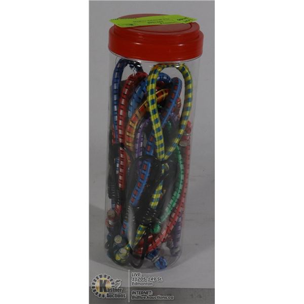 NEW 10PC BUNGEE CORD SET
