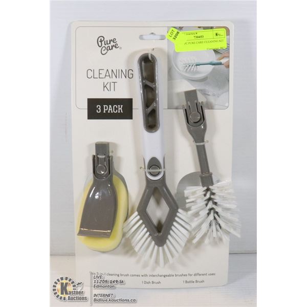NEW 3PC PURE CARE CLEANING KIT