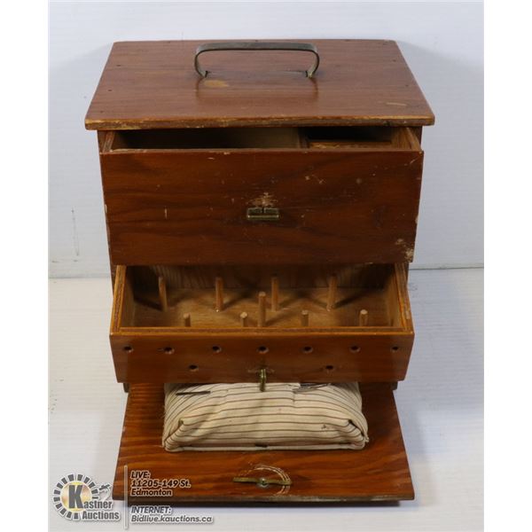 VINTAGE  SEWING BOX