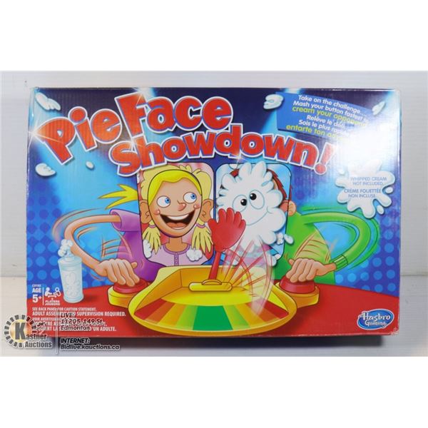 PIE FACE SHOWDOWN KIDS GAME