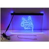 Image 1 : LIGHTED NEON BLUE "CORONA EXTRA" PARROT SIGN