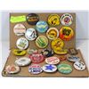 Image 1 : LOT OF VINTAGE PINBACKS ASSORTED