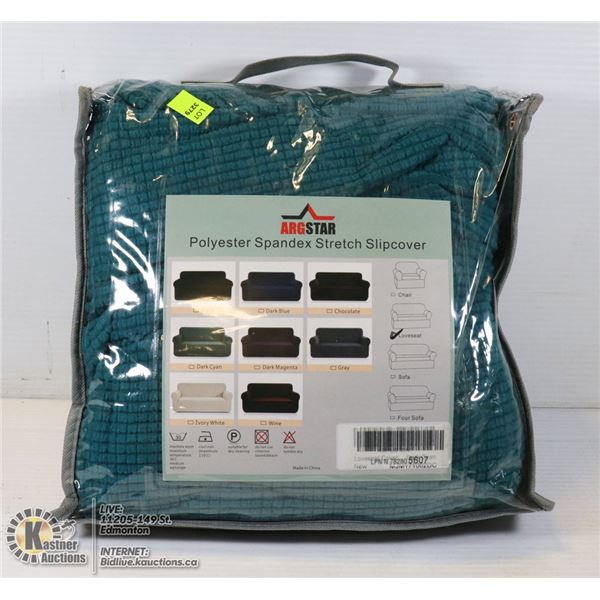 LOVESEAT POLYESTER PANDEX STRETCH SLIPCOVER
