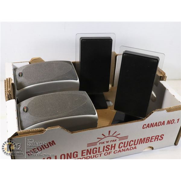 BOX WITH SET OF 2 POLK AUDIO RMS 6750