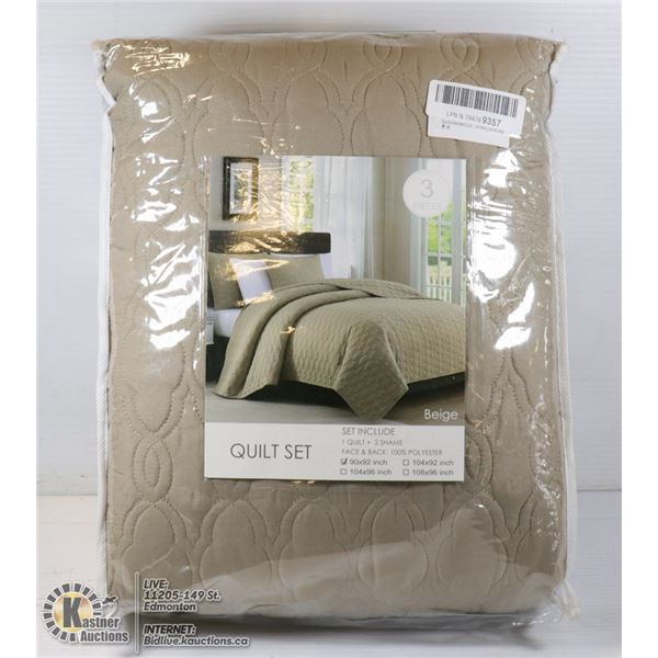 90" X 92" REVERSIBLE QUILT SET