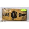 Image 1 : TIRE SHOP TIN DISPLAY SIGN