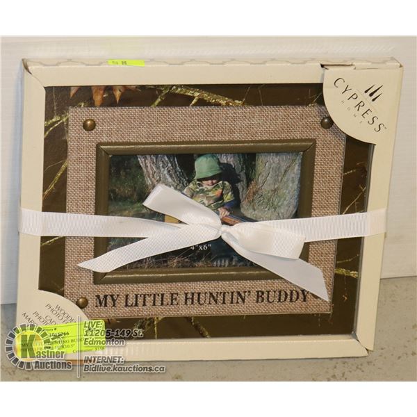 "MY LITTLE HUNTING BUDDY" PHOTO FRAME 10"X10.5"