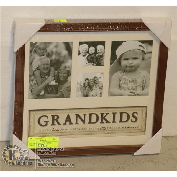 "GRANDKIDS" PHOTO FRAME 12"X13"