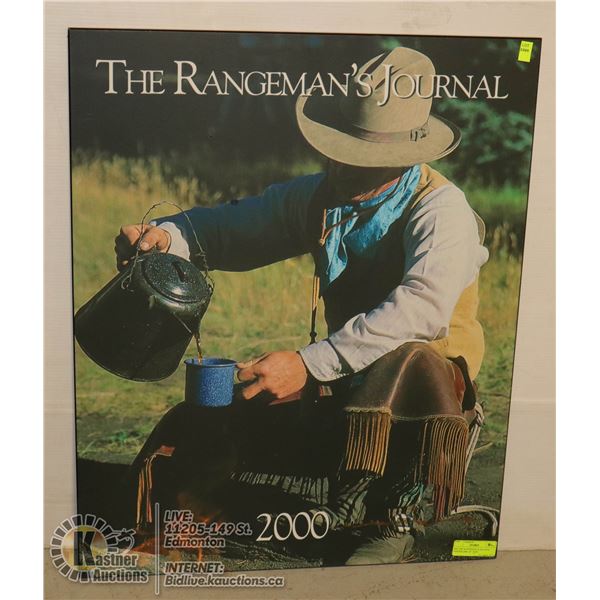 BIG THE RANGEMAN`S JOURNAL POSTER 2000, 24`` X 30`