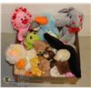 Image 1 : BOX OF NEW PLUSH TOYS INCL. TYS - DUCKS, LION, ELEPHANT, BEARS, BUNNY, FROG, WINNIE THE POOH & MORE