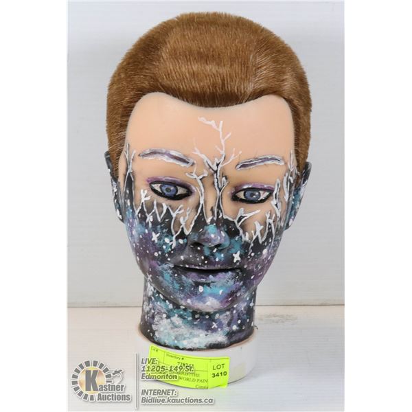 MANNEQUIN HEAD (THE UNDERWATER WORLD PAINTING)