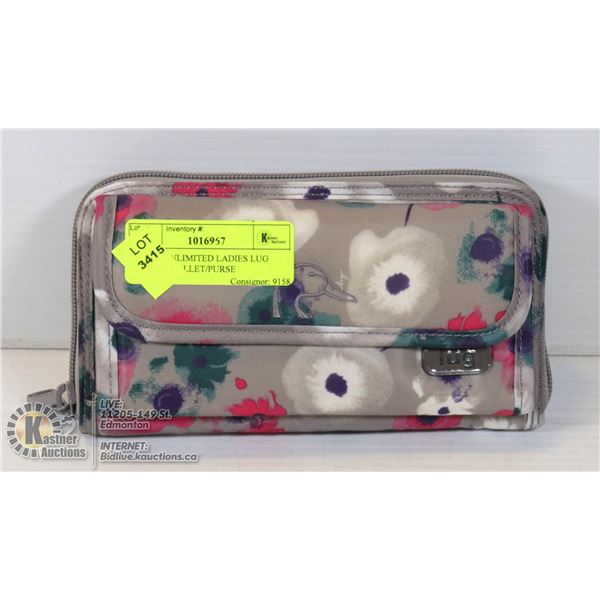DUCKS UNLIMITED LADIES LUG FLORAL WALLET/PURSE