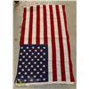 Image 1 : U.S.A. FLAG COTTON 27.5''X 55''