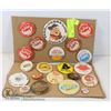 Image 1 : LOT OF VINTAGE PINBACKS ASSORTED