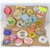 Image 1 : LOT OF VINTAGE PINBACKS ASSORTED