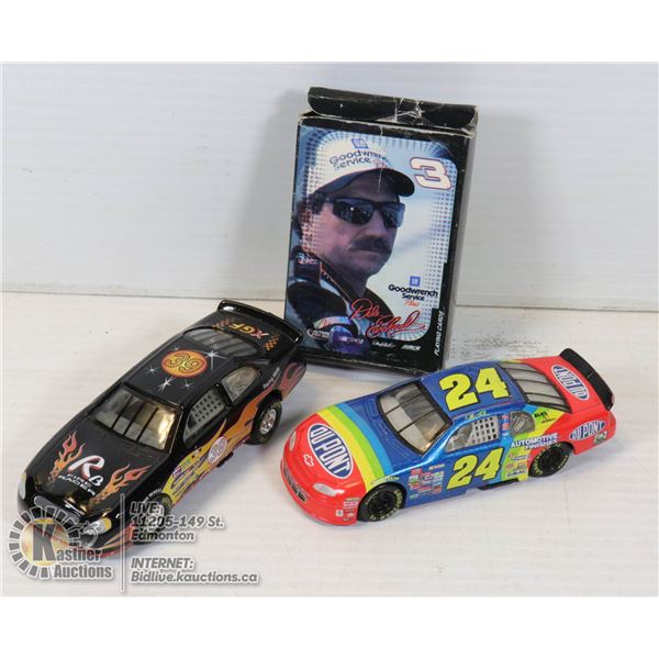BOX W/ NASCAR COLLECTIBLES